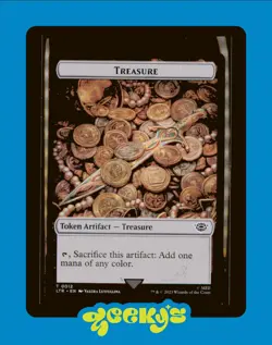 MTG Token - Treasure (12/943) The Lord of the Rings Tales of Middle-earth - Image 1