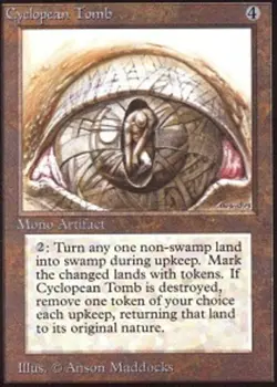 1 x Cyclopean Tomb - Unlimited - NM-Mint - MTG - Image 1