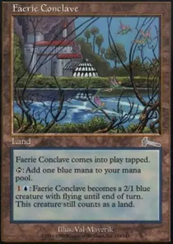 1 x Faerie Conclave - Foil - Urza's Legacy - Light Play - MTG - Image 1