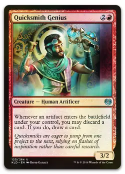 Quicksmith Genius #125 (Foil) (NM) Kaladesh KLD Magic MTG - Image 1
