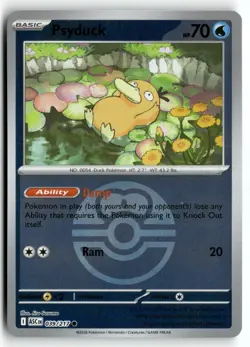Psyduck (Love Ball) 039/217 Holo Common Ascended Heroes Pokemon Reverse Holo NM - Image 1