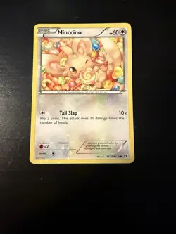 Pokemon TCG Minccino Holo Legendary Treasures Radiant Collection RC18/RC25 - Image 1