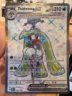 Tsareena EX 220/182 Pokemon TCG Paradox Rift Ultra Rare NM - Image 1