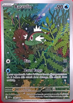 Pokemon TCG Basculin 108/086 White Flare IR Reverse Holo EN 2025 - Image 1