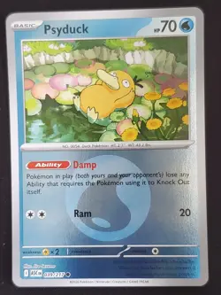 Pokemon Psyduck Ascended Heroes Water Energy Holo 039/217 NM-EX - Image 1