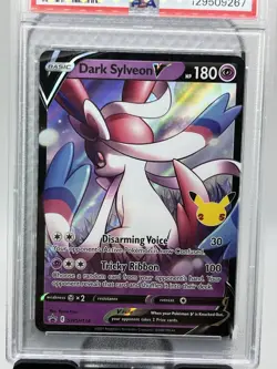 2021 Pokemon SWSH BSP Dark Sylveon V 134 Celebrations Coll. PSA Gem Mint 10 - Image 2