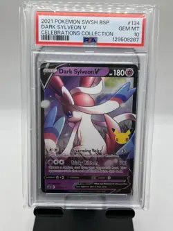2021 Pokemon SWSH BSP Dark Sylveon V 134 Celebrations Coll. PSA Gem Mint 10 - Image 4