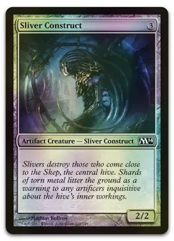Sliver Construct #218 (Foil) (LP) Magic 2014 M14 Magic MTG - Image 1