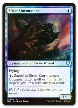 Siren Stormtamer #96 (Foil) (LP) Commander Legends CMR Magic MTG - Image 1