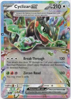 Cyclizar ex 159/191 Double Rare Surging Sparks Pokemon Near Mint - Image 1