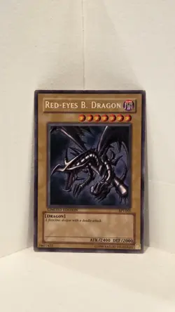 Red-Eyes Black Dragon BPT-005 YuGiOh 2002 Collector's Tin - MP - Image 1