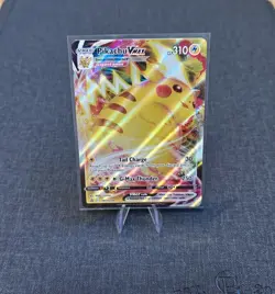 Pokemon Pikachu TCG VMAX SWSH286 Holo Promo Card Sword & Shield - Image 1