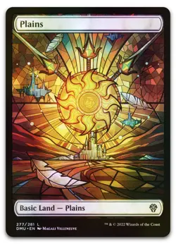 Plains (Showcase) #277 (Foil) (LP) Dominaria United DMU Magic MTG - Image 1