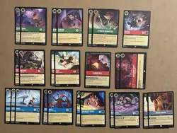 Disney Lorcana TCG The Great Mouse Detective 25 Card Theme LOT Mixed Sets - Image 1