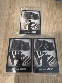 One Piece Special Don!! 3 Card Promo Set - Vol. 1,2,3 - Luffy, Ace,Sabo Sealed - Image 1