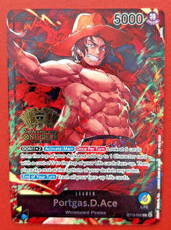 Portgas.D.Ace (2nd Anniversary Tournament) ST13-002 One Piece Promotion Cards... - Image 1