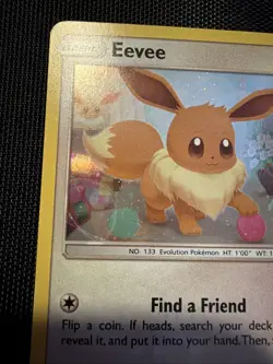 Eevee - (Cosmos Holo) Holo SM184 Sun & Moon Promo Pokemon Card NM - Image 3