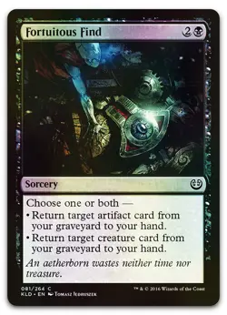 Fortuitous Find #81 (Foil) (NM) Kaladesh KLD Magic MTG - Image 1
