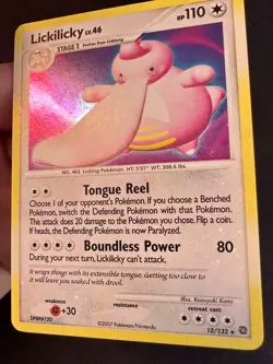 Lickilicky HEAVY HOLO BLEED 12/132 Secret Wonders Pokemon Card Holo Rare - Nm - Image 4