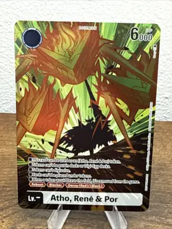 Atho, Rene & Por BT23 Box Topper Foil Token Hackers' Slumber Digimon Card Game - Image 1