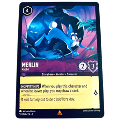 Merlin 52/204 Disney Lorcana Rise of the Floodborn Regular Rare Card NM - Image 1