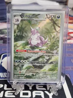 Pokemon TCG Nidoking Scarlet & Violet 151 Illustration Rare Card 174/165 - Image 2