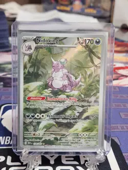 Pokemon TCG Nidoking Scarlet & Violet 151 Illustration Rare Card 174/165 - Image 3