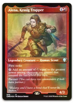 Alena, Kessig Trapper (Foil Etched) #570 (NM) Commander Legends CMR Magic MTG - Image 1
