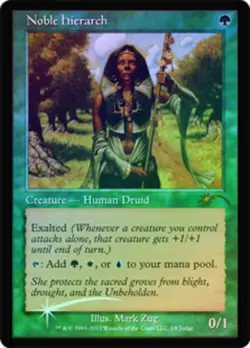 1x Noble Hierarch - Foil Near Mint MTG Magic - Kid Icarus - - Image 1