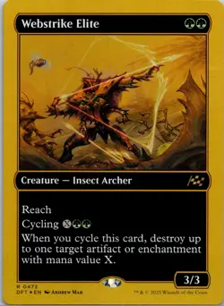 Webstrike Elite (First-Place Foil) Foil R Aetherdrift 472 NM - Image 1