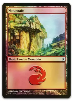 Mountain (294) #294 (Foil) (LP) Lorwyn LRW Magic MTG - Image 1