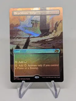 Bleachbone Verge BORDERLESS FOIL - MTG Magic the Gathering - Aetherdrift - Image 1