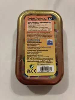 Pokemon TCG: Scarlet & Violet 151 Mini Tin- Meowth and Hitmonchan Factory Sealed - Image 2
