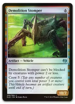Demolition Stomper #206 (Foil) (NM) Kaladesh KLD Magic MTG - Image 1