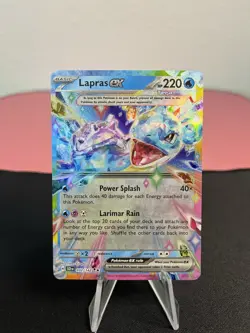 Lapras ex 032/142 Pokemon Sv07: Stellar Crown Double Rare Holo - NM - Image 1