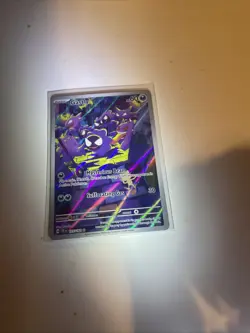 Pokemon Gastly 177/162 SV05: Temporal Forces Illustration Rare Holo Card English - Image 1