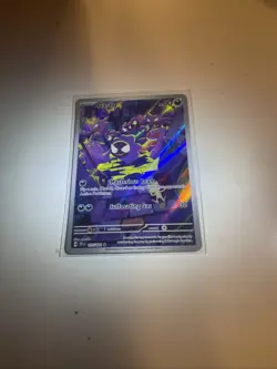 Pokemon Gastly 177/162 SV05: Temporal Forces Illustration Rare Holo Card English - Image 2