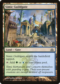 Simic Guildgate #156 (Foil) (MP) Dragon's Maze DGM Magic MTG - Image 1