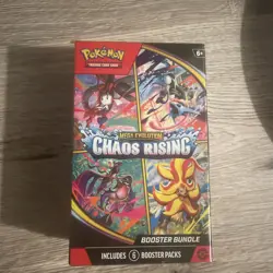 Pokemon TCG Mega Evolution: Chaos Rising Booster Bundle 6 Packs English - Image 1