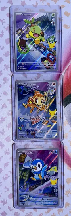 Pokemon First Partner Illustration Series 1 Complete Set (w/ Error Popplio) 😯🔥 - Image 5