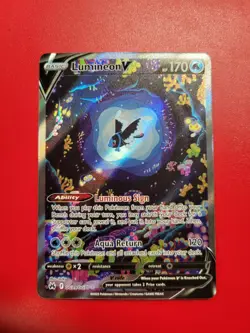 Pokemon Lumineon V 156/172 Full Art Ultra Rare Holo Basic Fish 2022 - Image 1
