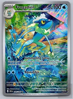 Frogadier 089/086 Holo Illustration Rare Chaos Rising Pokemon Near Mint - Image 1