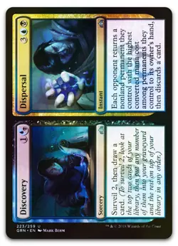 Discovery // Dispersal #223 (Foil) (LP) Guilds of Ravnica GRN Magic MTG - Image 1