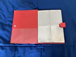 1999 Vintage Pokemon Binder 4-Pocket Red Pikachu Snap Album Excellent Used VTG - Image 3