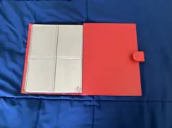 1999 Vintage Pokemon Binder 4-Pocket Red Pikachu Snap Album Excellent Used VTG - Image 4