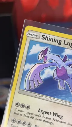 Shining Lugia SM82 Sun & Moon Promo Shiny NM - Image 3