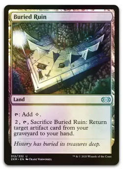 Buried Ruin #312 (Foil) (NM) Double Masters 2XM Magic MTG - Image 1