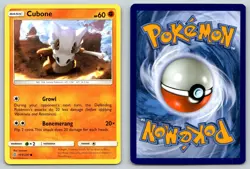 CUBONE 105/236 C UNIFIED MINDS POKEMON MP OTUMAMI - Image 3