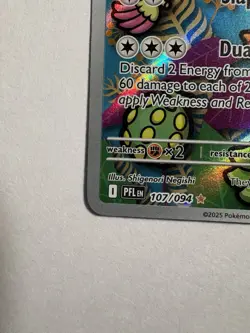 Pokemon Ambipom 107/094 Me02: Phantasmal Flames Illustration Rare Holo NM - Image 2
