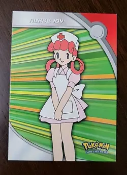 LP! 2000 Topps Pokemon Series 3 HV16 Nurse Joy Blue Logo TV Animation Edition - Image 1